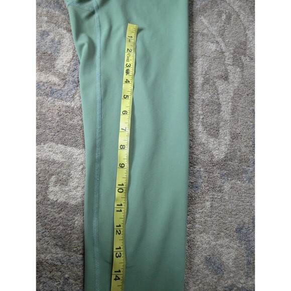 Young LA Yoga Leggings Womens Size Small Athletic Green Jogging Full Length - Picture 2 of 8